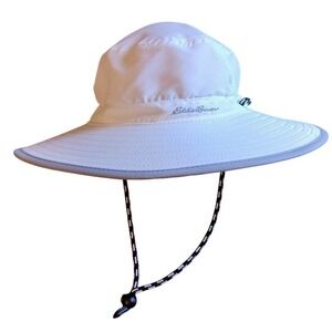 Eddie Bauer unisex Exploration UPF Vented Boonie Hat WHITE Size L/XL #1635